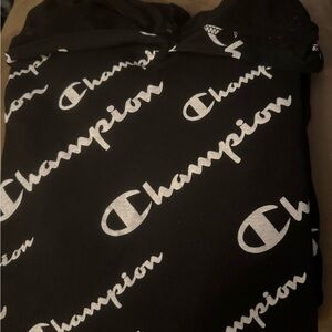 Boys champion hoodie- large